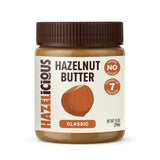 Hazelicious CLASSIC Hazelnut Butter, 2 Simple Ingredients - Hazelnuts & Sea Salt, No Added Sugar, No Palm Oil, 7g Protein, Creamy & Spreadable Nut