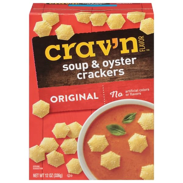 Crav'N Flavor, Original Soup & Oyster Crackers, 12 Ounce