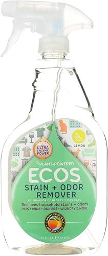 Earth Friendly Products Everyday Stain and Odor Remover Spray, 22 Oz (Pack of 4)