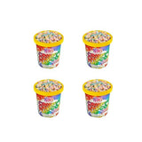 NIMS Crispy Choco Tub - Mixed Milk Chocolate & Crunchy Snack, Sweet Party Treat, Multi-Flavor Treat, 8.82 oz (250 gm), pack of 4 (Mini Rainbow Crunch)