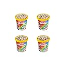 NIMS Crispy Choco Tub - Mixed Milk Chocolate & Crunchy Snack, Sweet Party Treat, Multi-Flavor Treat, 8.82 oz (250 gm), pack of 4 (Mini Rainbow Crunch)