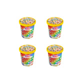 NIMS Crispy Choco Tub - Mixed Milk Chocolate & Crunchy Snack, Sweet Party Treat, Multi-Flavor Treat, 8.82 oz (250 gm), pack of 4 (Mini Rainbow Crunch)