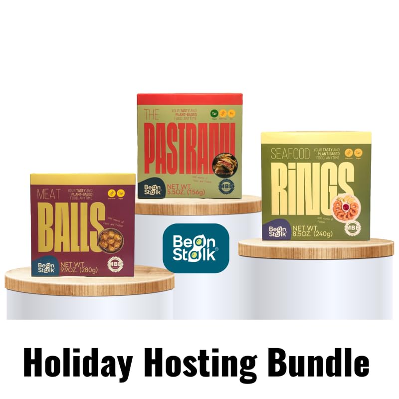 BeanStalk Brands Plant Based Bundle (Pack of 3, Holiday Hosting)
