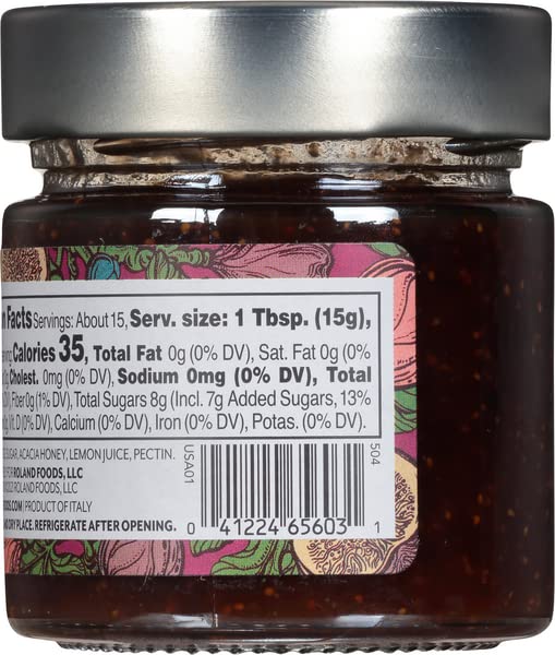 Roland Foods Fig Jam, Specialty Imported Food, 8.1 Ounce Jar, Pack of 1