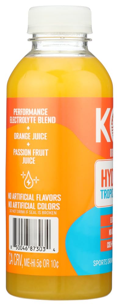 Kor Shots, Drink Hydrate Tropical Punch Organic, 16 Fl Oz