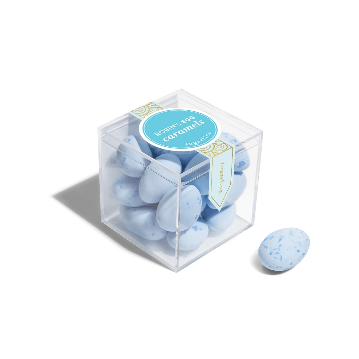 Sugarfina Robin's Egg Caramels Small Candy Cube, Dark Chocolate, 3.0 oz, 3 Count