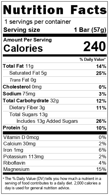Amia Original Baked Oat Bars with Seeds, Migraine Friendly Gluten Free Protein Granola Bars, Nut Free, Vegan Snacks, Plant Based Protein Bars, No