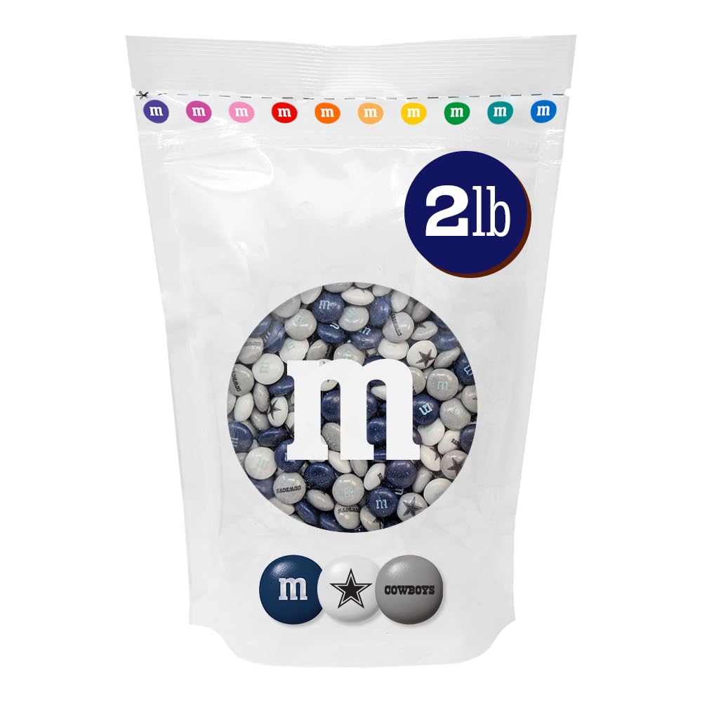 M&M'S NFL Dallas Cowboys Milk Chocolate, 2 lb Bulk Bag