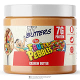 Fit Butters Fruity PEBBLES™ Cashew Butter - Added Protein and Coconut Oil, Low Carb, Low Sugar, Complete Protein Dessert Flavored Nut Butter