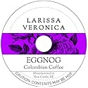 Eggnog Colombian Coffee (Single Serve K-Cup Pods) (Gourmet, Naturally Flavored, Whole Coffee Beans) (12 pods, ZIN: 572603) - 3 Pack
