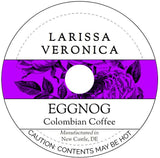 Eggnog Colombian Coffee (Single Serve K-Cup Pods) (Gourmet, Naturally Flavored, Whole Coffee Beans) (12 pods, ZIN: 572603) - 3 Pack