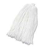 Boardwalk Cut-End Wet Mop Head, Rayon, No. 32, White