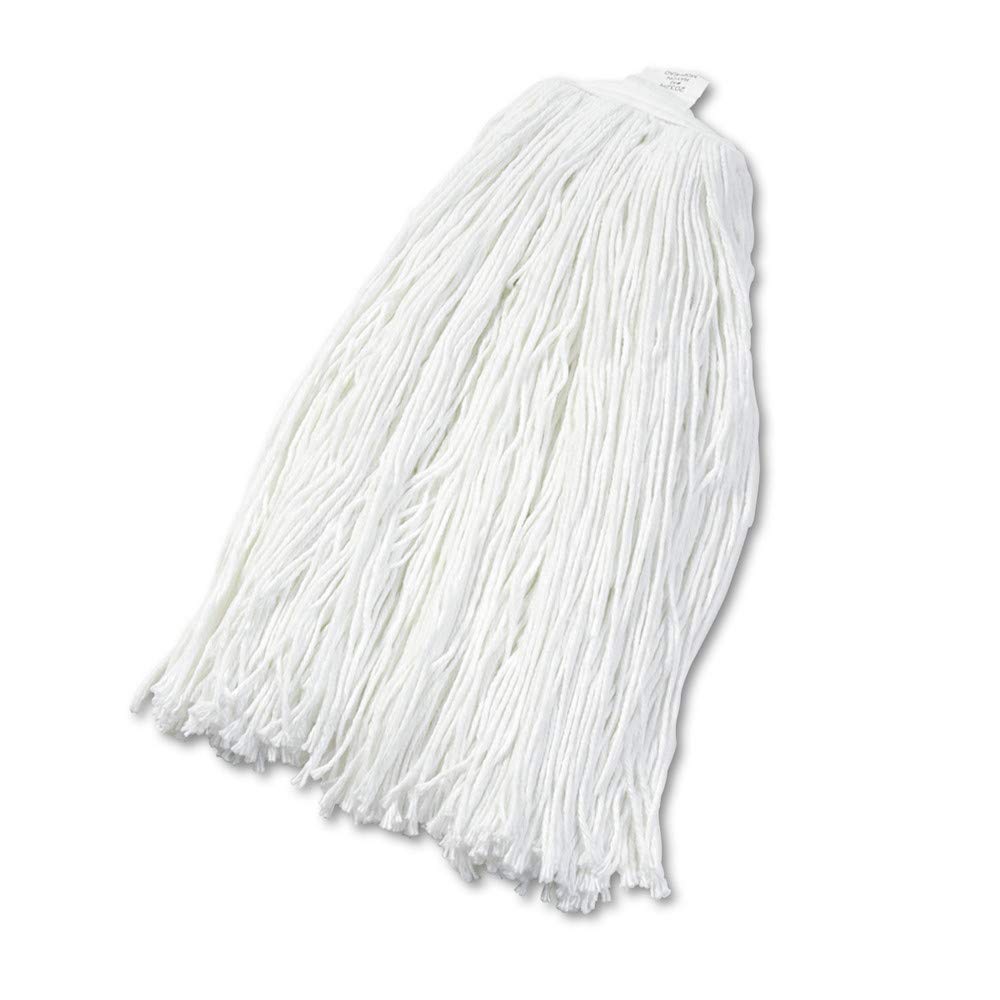 Boardwalk Cut-End Wet Mop Head, Rayon, No. 32, White