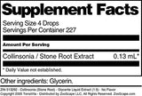 Collinsonia (Stone Root) - Glycerite Liquid Extract (1:5) - No Flavor (1 oz, ZIN: 513292) - 3 Pack