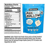 Max Mallow Sugar Free Marshmallows - Keto Friendly, Perfect for S'mores, Hot Chocolate, and Baking with Zero Sugar Snacks, Smores Mct Oil Zero Sugar