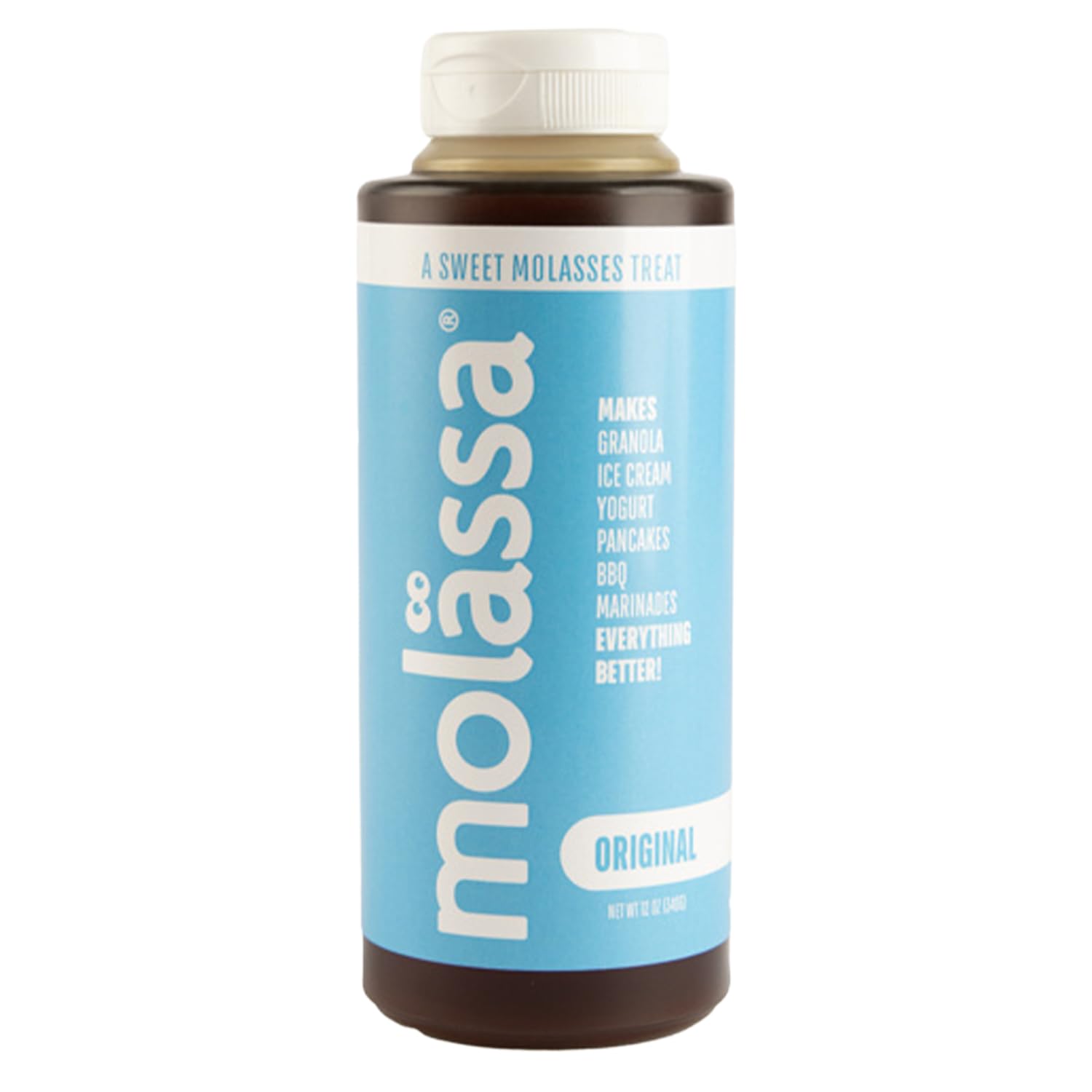 Molässa Light Sweet Molasses - Specialty Sweetener Made From 100% Pure Sugar Cane - Delicate Caramel Notes, Smooth Golden Texture & No Bitterness