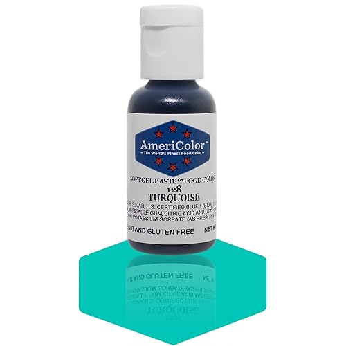 Americolor Soft Gel Paste Food Color, Turquoise