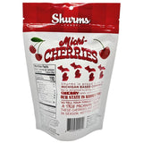 Michi-Cherries Shurms Michigan Shaped Fruit Flavored Gummy Candy, Natural Cherry Flavor, No Artificial Colors - 7oz Bag