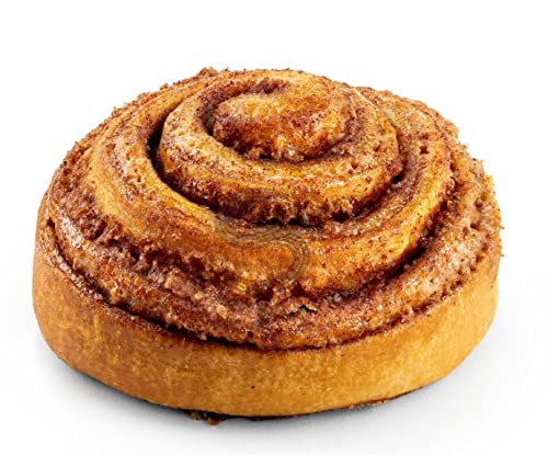 Stern’s Bakery Cinnamon Swirl | 18 Individually Wrapped Pastries | 3 Oz Breakfast Danish Pastries | Vending Machine Snacks | Lunchbox Snacks | Dairy
