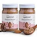 French Squirrel Vegan Almond Butter With Dates, Cinnamon & Sea Salt - 4-Ingredients with 6g Plant-Based Protein, No Seed Oils - Kosher, Dairy Free