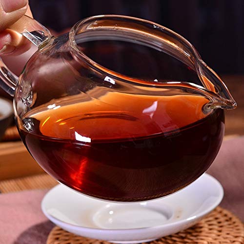 YiwuZhengshan 12.59 oz /357g ancient tree Pu'er tea cooked tea Qizi cake