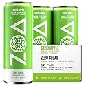 ZOA GREEN APPLE Sugar Free, Low Calorie Energy Drinks | Healthy B & C Vitamins | Electrolytes for Hydration | 160mg Caffeine from Green Tea | 12 Fl Oz