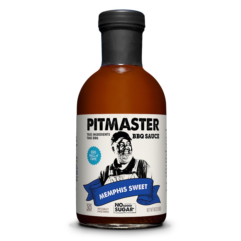 True Made Foods Ed Mitchell Genuine Pitmaster BBQ Sauce Variety Pack - 6 Flavor Collection for Grilling and Barbecue Recipes - Ideal for Meat