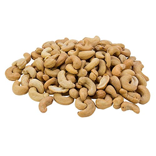 Salt Free Cashews Giant Colossal Unsalted in 16 oz Poly Resealable Bag