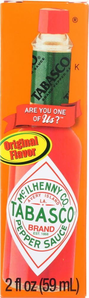 Tabasco Red Pepper Sauce, single pack - 2 Oz by TABASCO brand