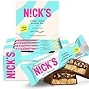 N!CK'S Protein Bars Crispy Cookie Chocolate - 12-Count Box | High Protein, Low Calories, Low Carbs, Keto Friendly, No Added Sugar (12 bars x 50g)