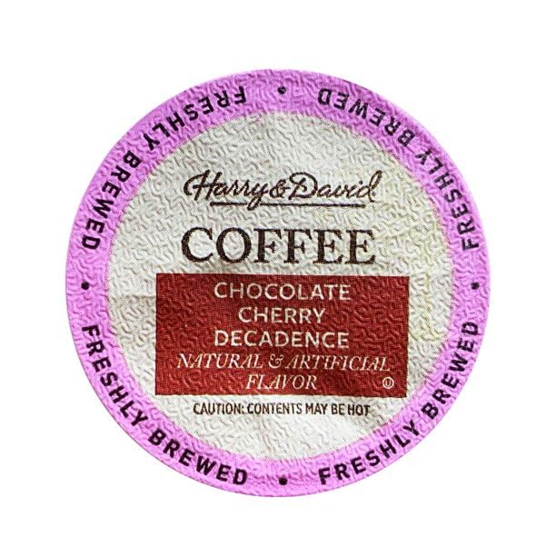 Harry & David Coffee in Single Serve Cups, 4/18 ct boxes (72 Count) (Chocolate Cherry Decadence) Medium Roast