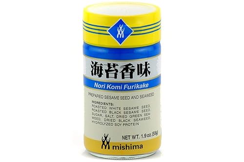 Nori Komi Furikake (Prepared Sesame Seed & Seaweed) - 1.9oz (Pack of 4)