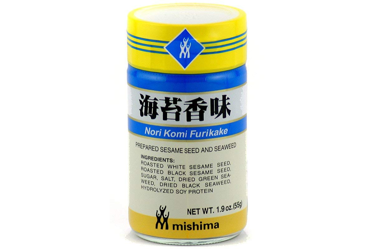 Nori Komi Furikake (Prepared Sesame Seed & Seaweed) - 1.9oz (Pack of 4)