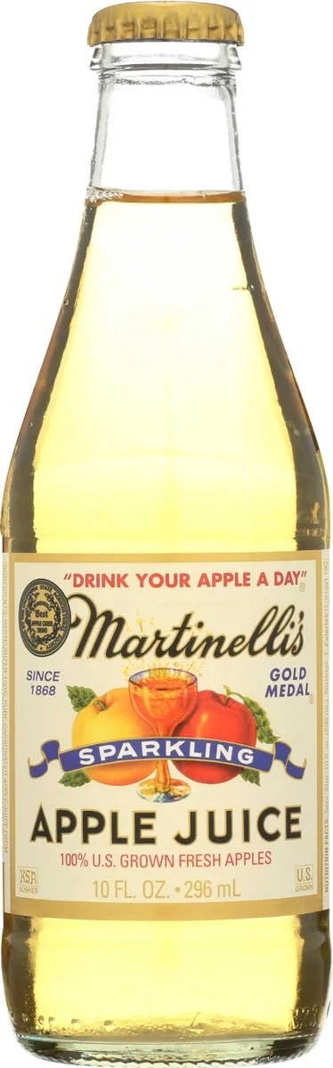 Martinelli's Sparkling Apple Juice, 10 Ounce (Pack of 12)