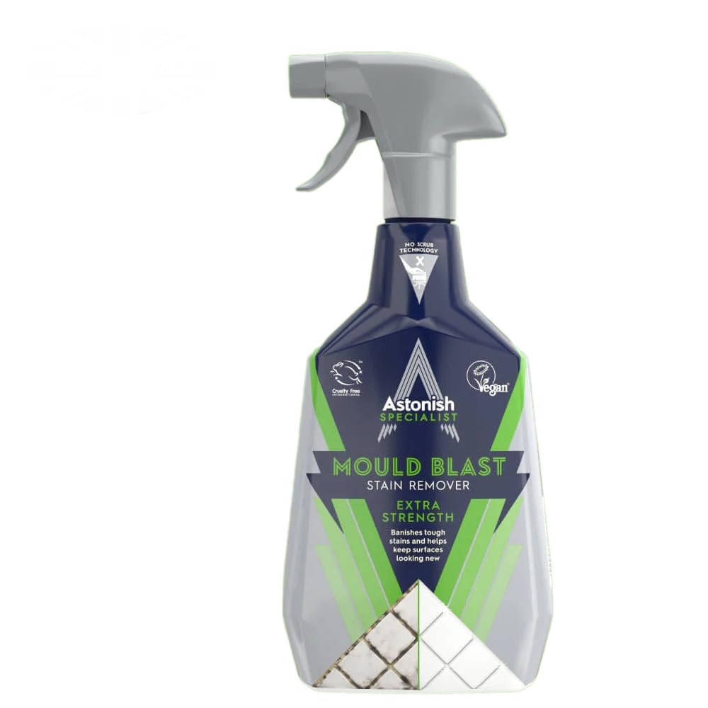 Astonish Apple Burst Household Cleaner - Shower Curtain, Shower Door, Bathroom Tiles - Hard Water Stains, Rust & Calcium Bathroom Cleaner - No Scrub