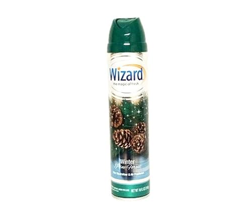 Wizard The Magic of Fresh Air Freshener 10Oz Winter Pine Forest (Package May Vary) Pack of (6)