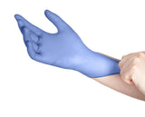 Rhino Blue Nitrile Exam Gloves - Latex-Free & Powder-Free - NGPF-7004 (Case of 1,000), Xtra Large