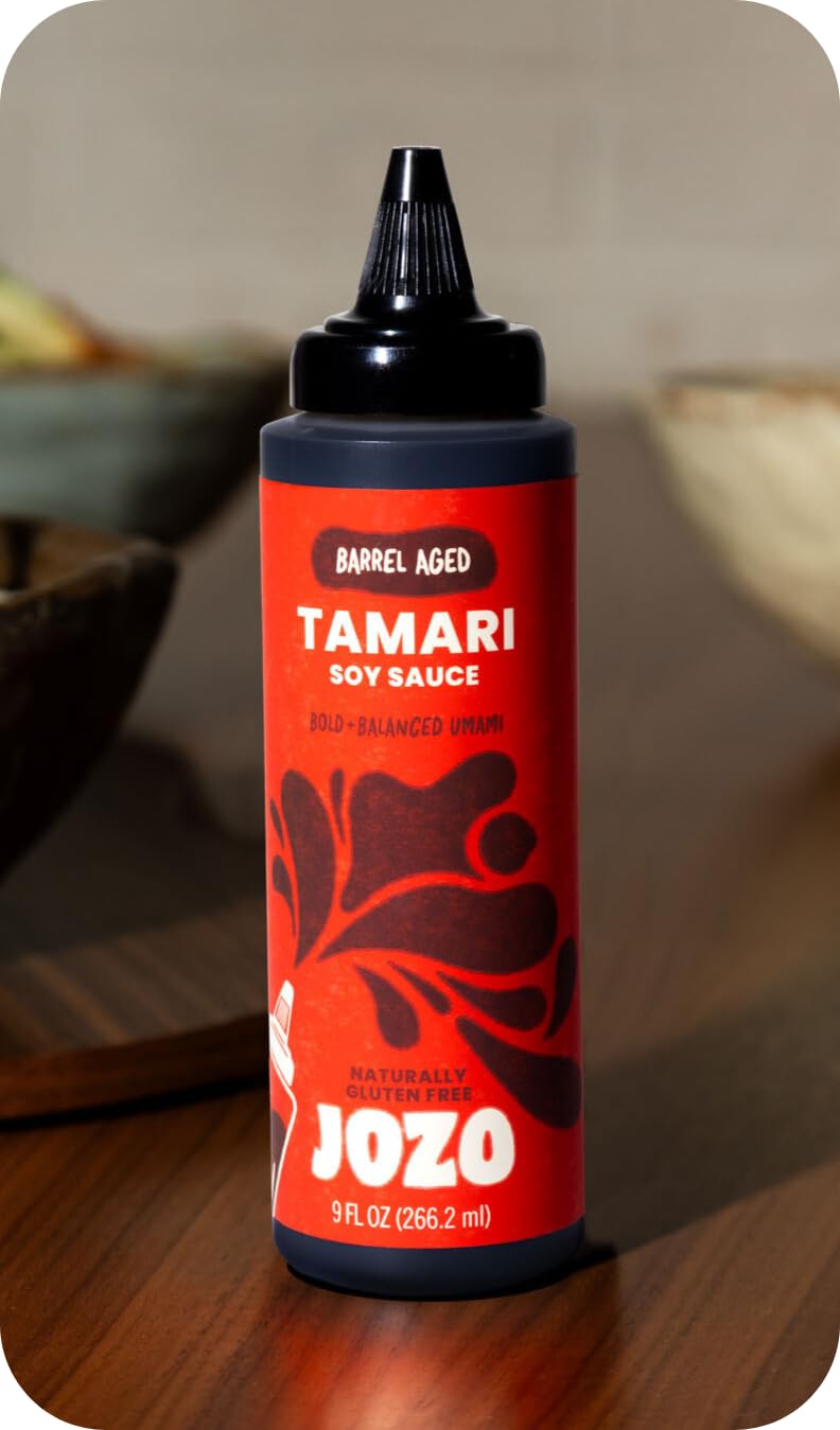 Jozo Barrel Aged Tamari Soy Sauce, Aged 18 Months, Gluten Free, 8.6 fl oz