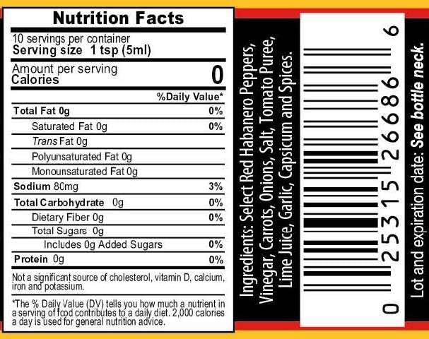 Marie Sharp’s Belizean Heat Habanero Pepper Sauce, 10 oz | Extra Hot Gourmet Hot Sauce from Belize | All-Natural, No Artificial Preservatives | Bold