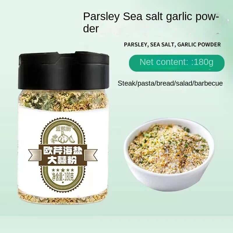 Zercumm Parsley Garlic Salt Compound Seasoning Garlic Powder Sea Salt Pasta Parsley Crushed Garlic Salt Powder Celery Crushed Light Food Seasoning