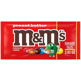 M&M'S Peanut Butter Chocolate Candy Sharing Size 2.83-Ounce Pouch