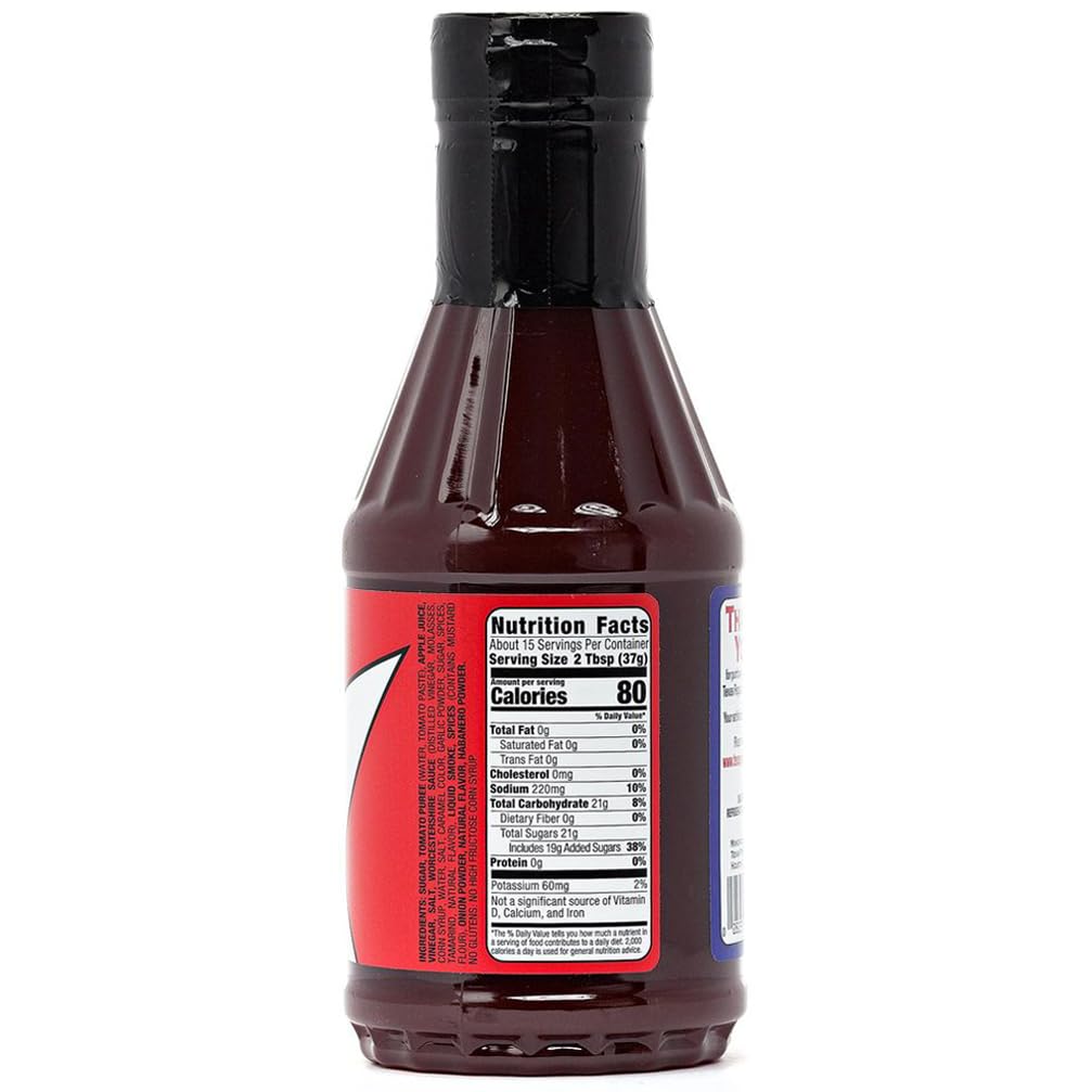 Texas Pepper Jelly Craig's BBQ Sauce Net Wt. 21 oz (595 g)