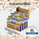 Skinny Pop Snack Pack - 24 Count Bulk Box of Individually Wrapped Popcorn Bags (0.5 oz Each) - Assembled by Bussin Boxes