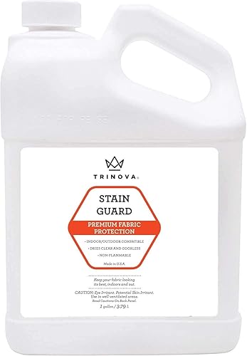 TriNova Non-Aerosol Stain Guard - Fabric Protection Spray for Upholstery, Carpet, Rugs and More to protect from liquid stains - 128 fl oz