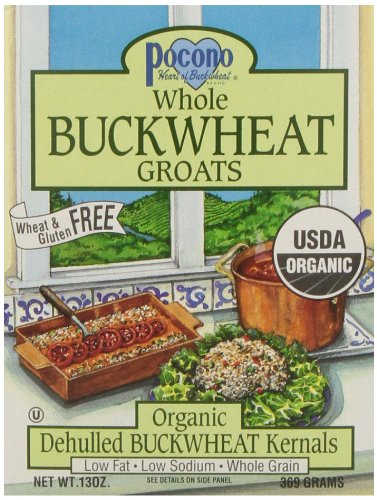 Pocono Whole Buckwheat Groats Cereal, 13-Ounce (Pack of 3)