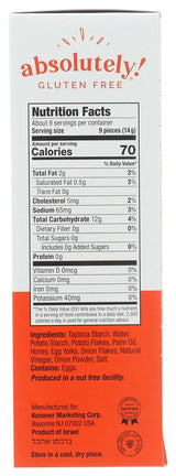 Absolutely Gluten Free Toasted Onion Crackers (Pack of 3)