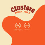 Nature’s Garden Clusters Peanut Crunch, 32oz Pouch - Big Chunky Nut & Pretzel Snack Bites with Almonds, Pecans - Crunchy, Nutrient-Dense, Guilt-Free