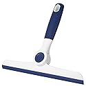 Window Squeegee for Glass Doors?All-Purpose 9.7” Window Cleaning Squeegee, Handheld for Windows, Car Windshields & More?Grey (9.5" Window Squeegee)