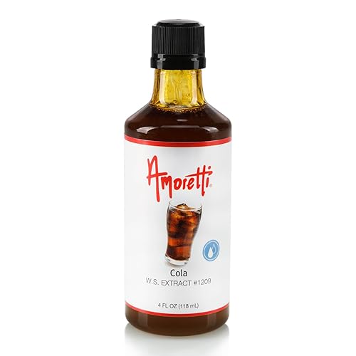 Amoretti - Cola Extract Water Soluble 2 oz - Highly Concentrated & Perfect For Pastry, Savory, Brewing, and more, Preservative Free, Vegan, Kosher
