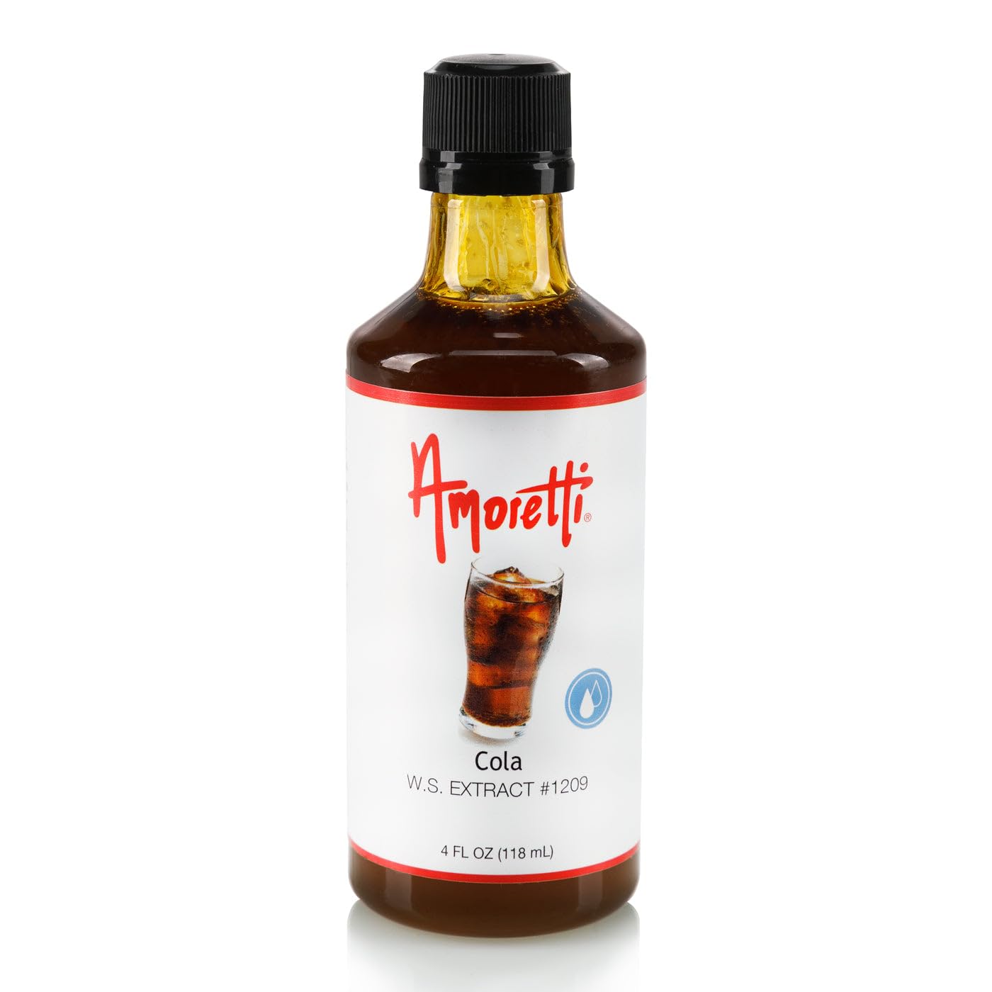 Amoretti - Cola Extract Water Soluble 2 oz - Highly Concentrated & Perfect For Pastry, Savory, Brewing, and more, Preservative Free, Vegan, Kosher